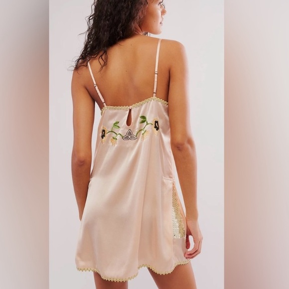 Free People Intimately *Bali Garden* Party Slip. NWOT. Medium - Picture 4 of 16
